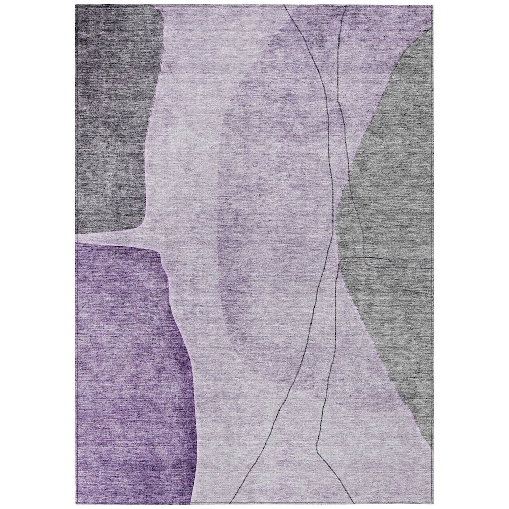 Chantille ACN696 Purple 5' x 7'6" Rug. Picture 1