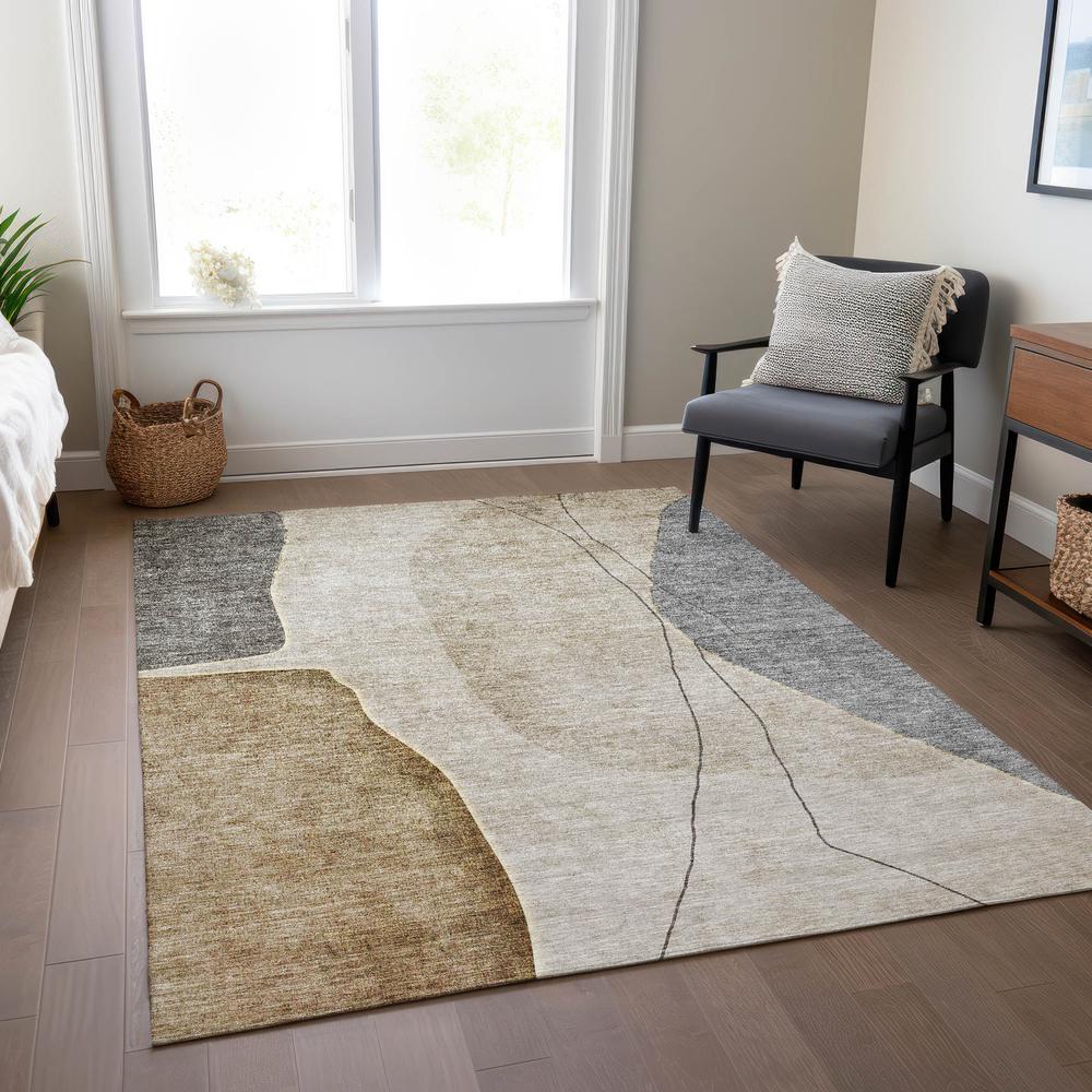 Chantille ACN696 Brown 5' x 7'6" Rug. Picture 6