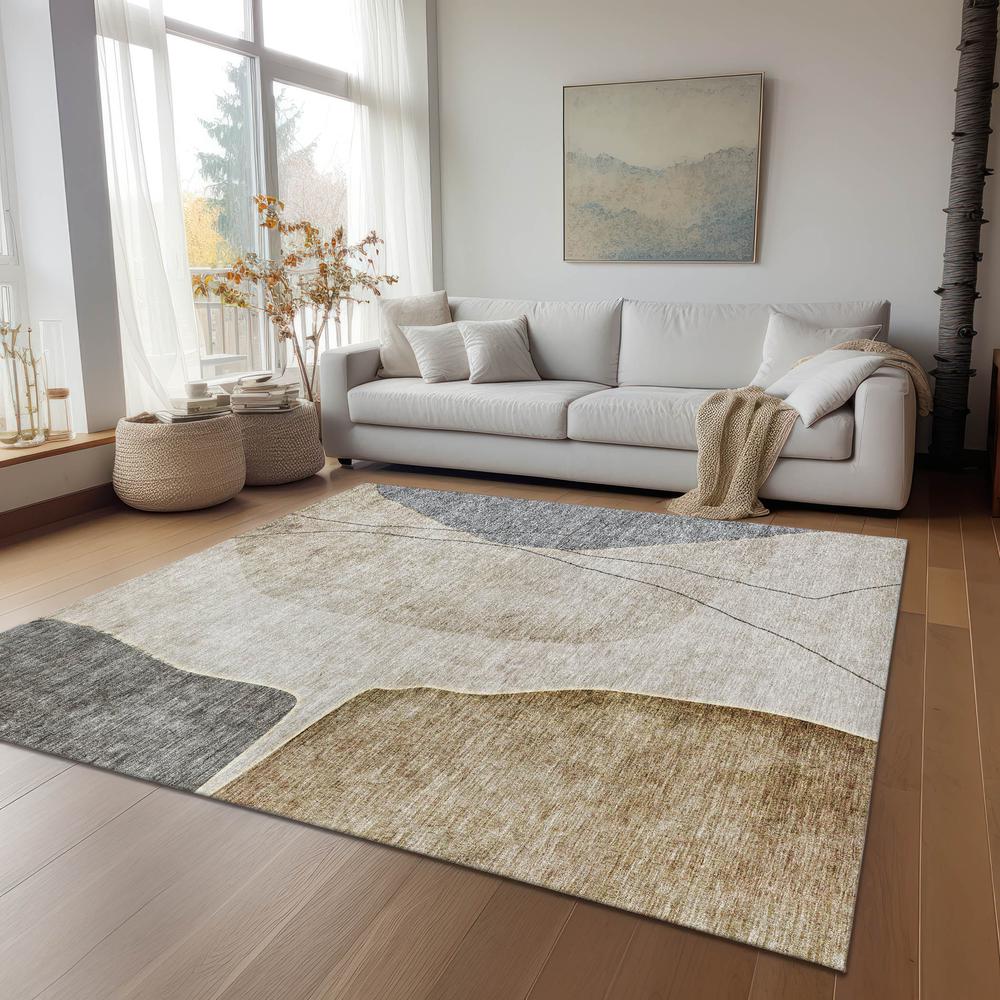 Chantille ACN696 Brown 5' x 7'6" Rug. Picture 7