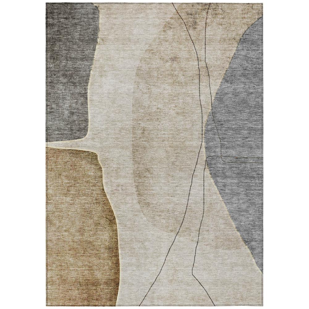Chantille ACN696 Brown 5' x 7'6" Rug. Picture 1