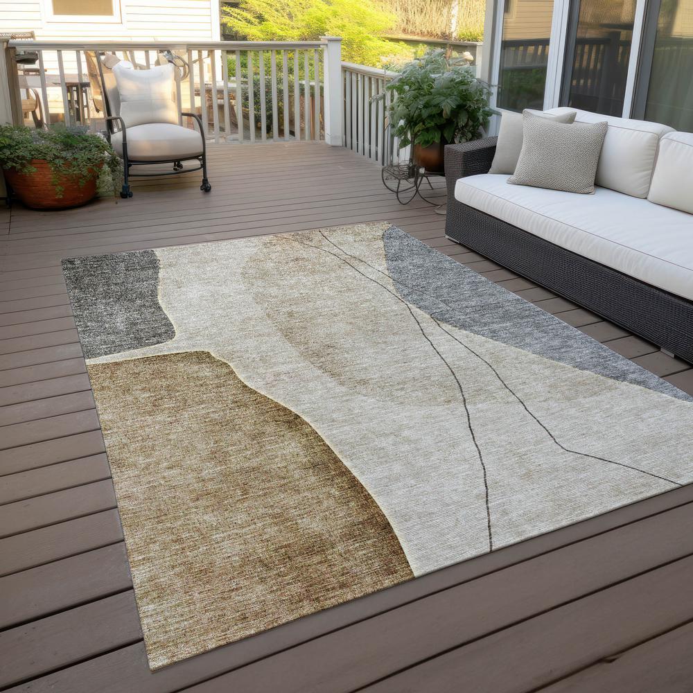 Chantille ACN696 Brown 5' x 7'6" Rug. Picture 8