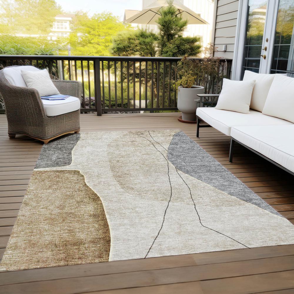 Chantille ACN696 Brown 5' x 7'6" Rug. Picture 9