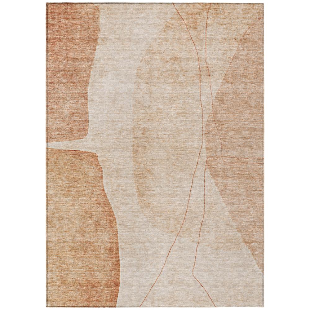 Chantille ACN696 Orange 5' x 7'6" Rug. Picture 1