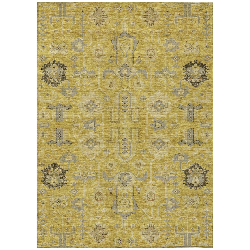 Chantille ACN697 Gold 5' x 7'6" Rug. Picture 1