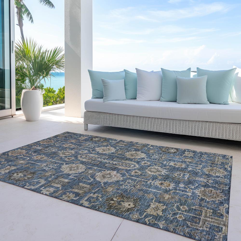 Chantille ACN697 Blue 5' x 7'6" Rug. Picture 9