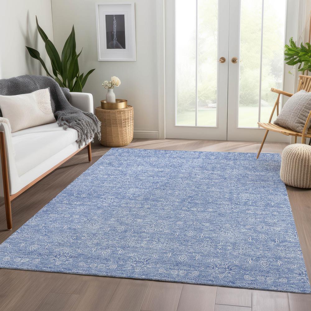 Chantille ACN703 Blue 5' x 7'6" Rug. Picture 6