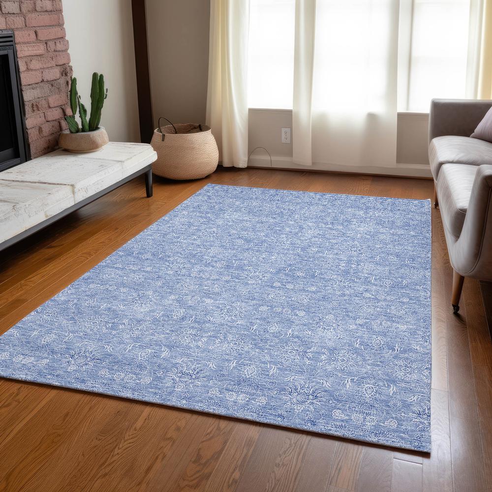 Chantille ACN703 Blue 5' x 7'6" Rug. Picture 7