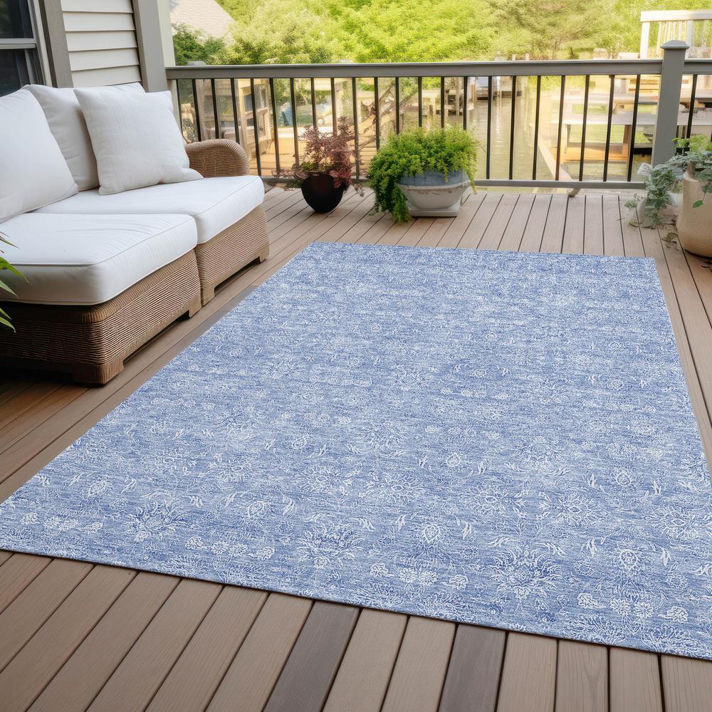 Chantille ACN703 Blue 5' x 7'6" Rug. Picture 8