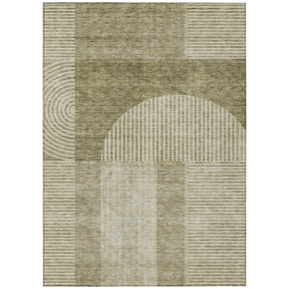 Chantille ACN711 Brown 5' x 7'6" Rug. Picture 1