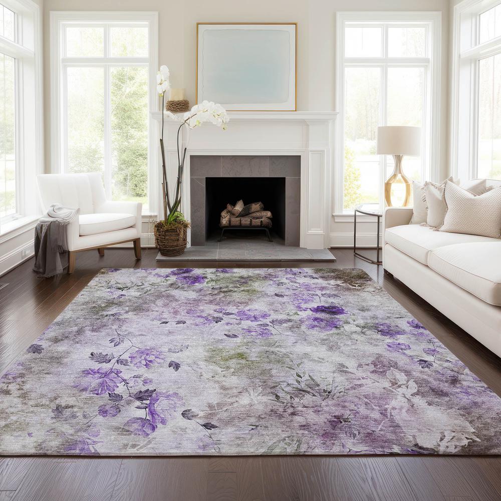 Chantille ACN724 Purple 5' x 7'6" Rug. Picture 6