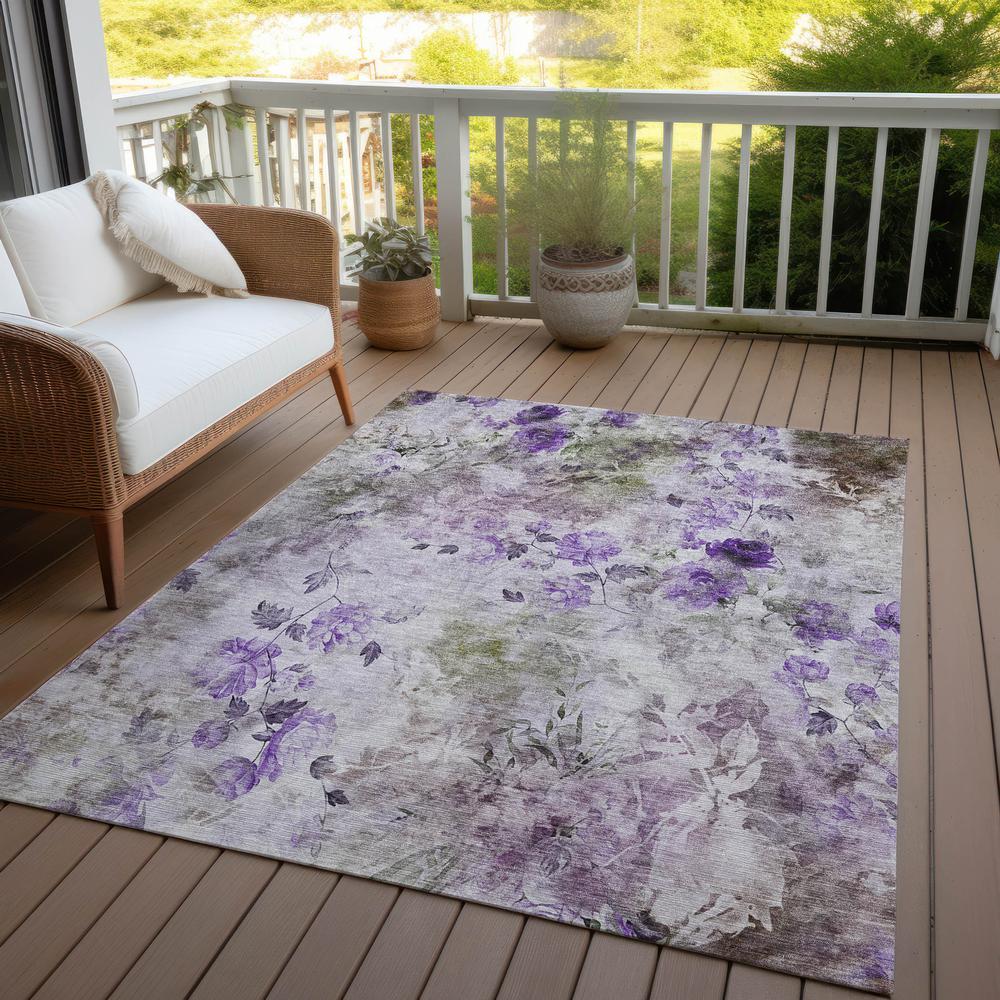 Chantille ACN724 Purple 5' x 7'6" Rug. Picture 8