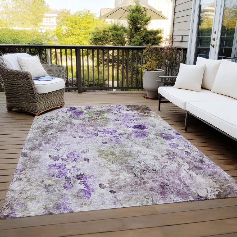 Chantille ACN724 Purple 5' x 7'6" Rug. Picture 9