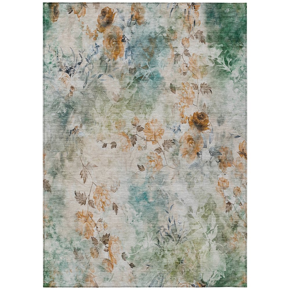 Chantille ACN724 Teal 5' x 7'6" Rug. Picture 1