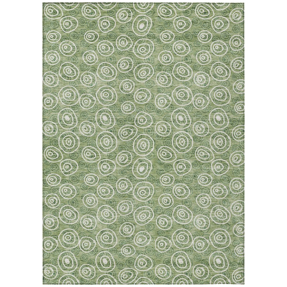 Chantille ACN728 Green 5' x 7'6" Rug. Picture 1