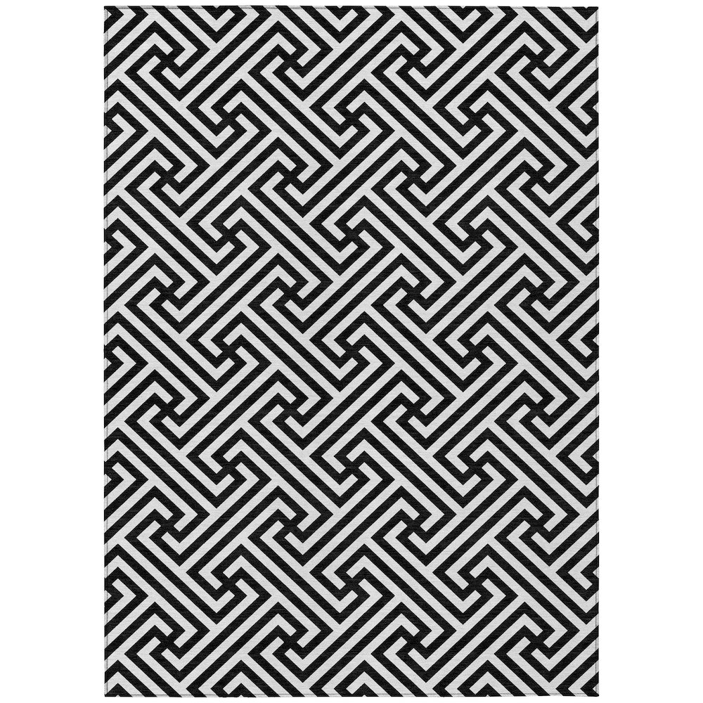 Chantille ACN731 Black 5' x 7'6" Rug. Picture 1