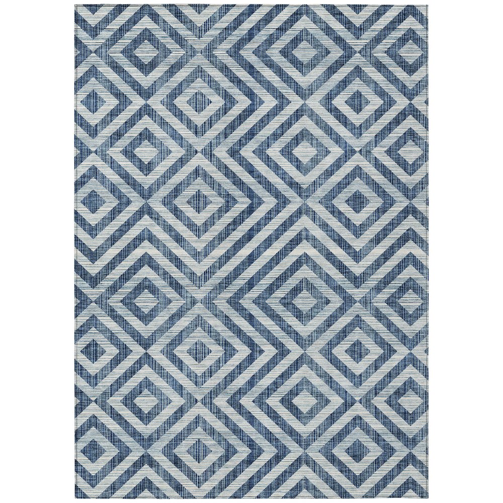 Chantille ACN733 Blue 5' x 7'6" Rug. Picture 1