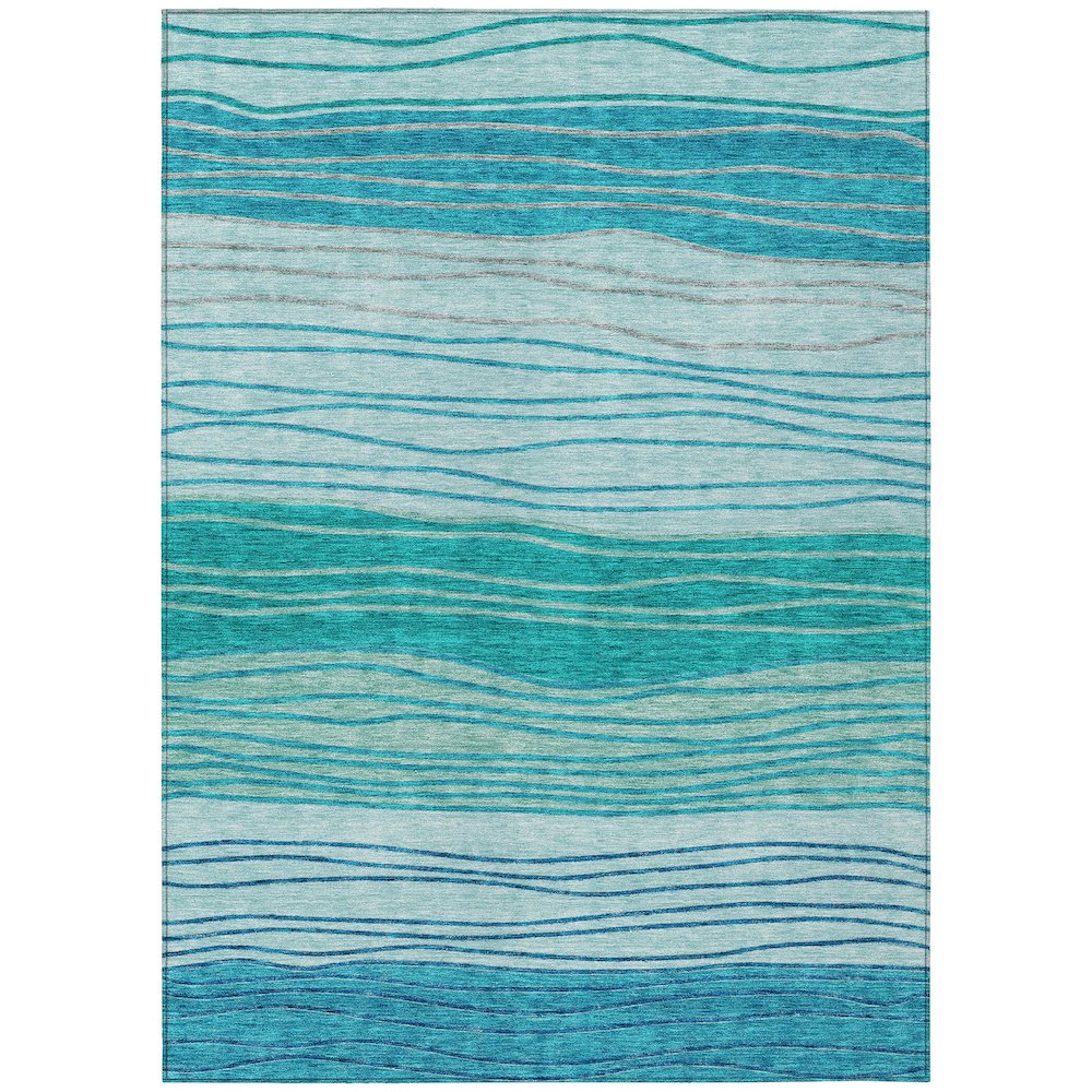 Chantille ACN735 Blue 5' x 7'6" Rug. Picture 1