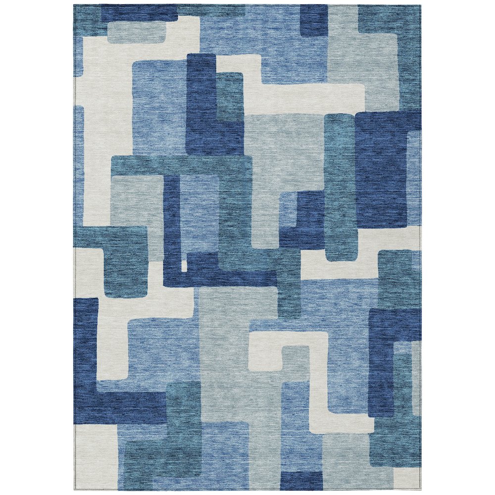 Chantille ACN740 Blue 5' x 7'6" Rug. Picture 1