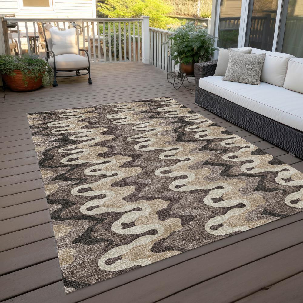 Chantille ACN750 Brown 5' x 7'6" Rug. Picture 8