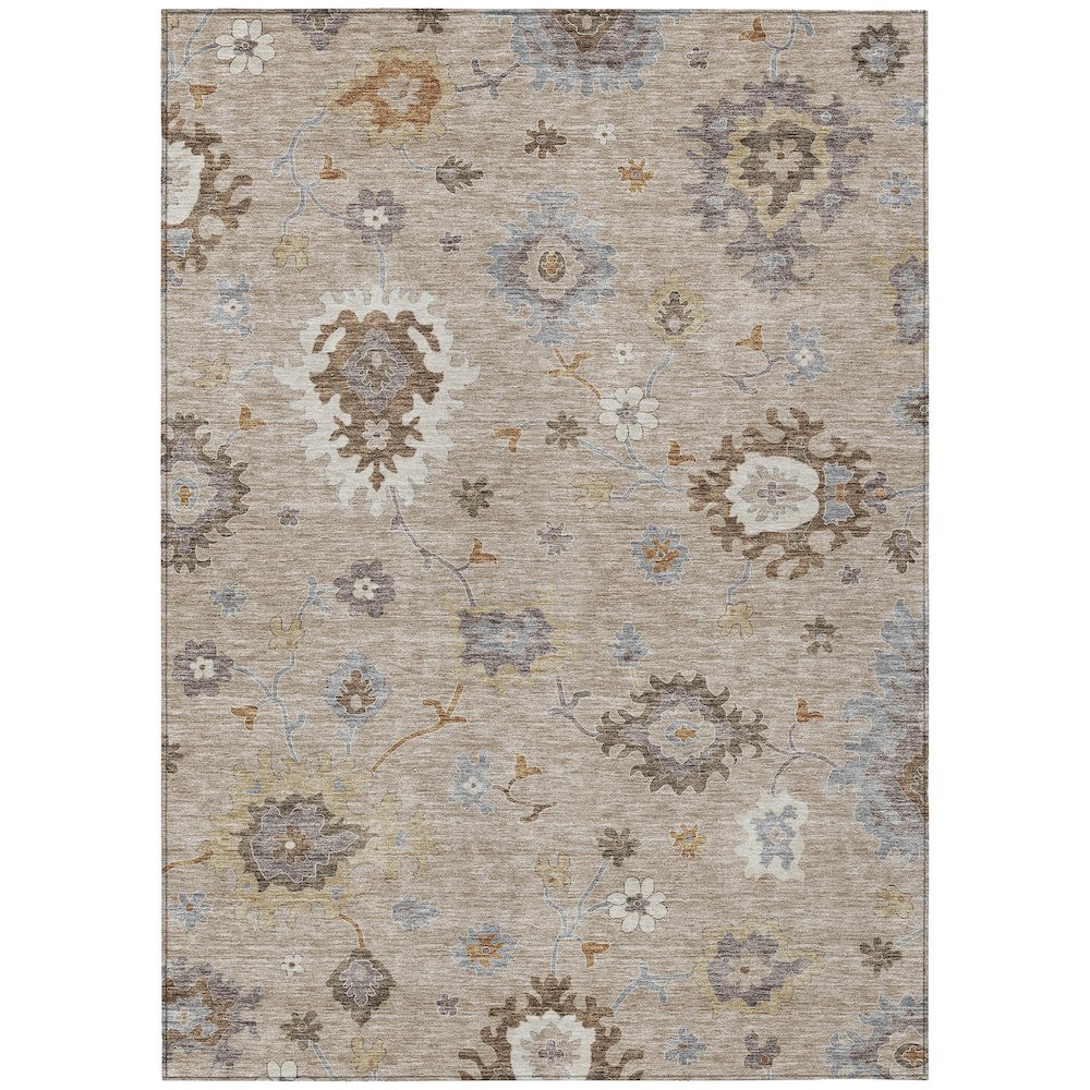Chantille ACN753 Brown 5' x 7'6" Rug. Picture 1