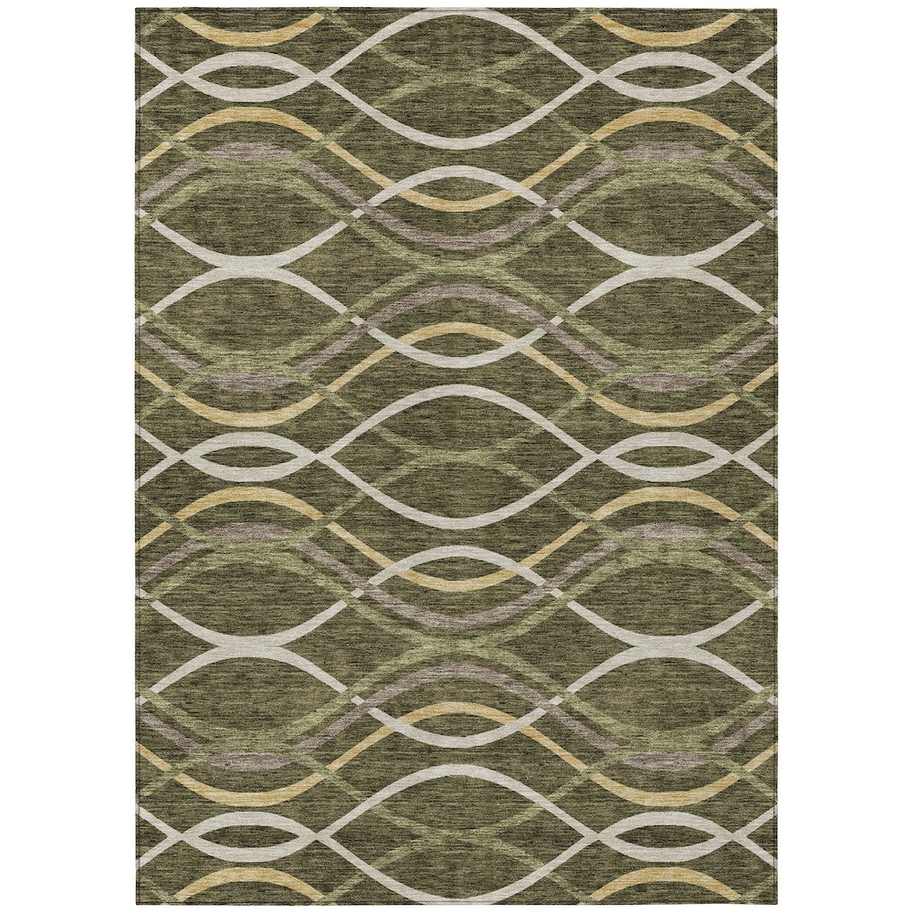 Chantille ACN757 Green 5' x 7'6" Rug. Picture 1