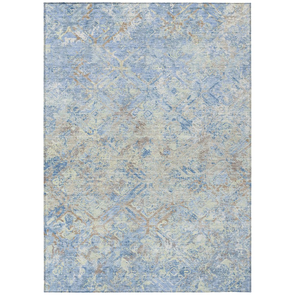 Chantille ACN768 Blue 5' x 7'6" Rug. Picture 1