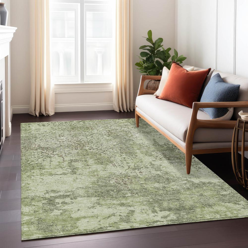 Chantille ACN769 Green 5' x 7'6" Rug. Picture 6