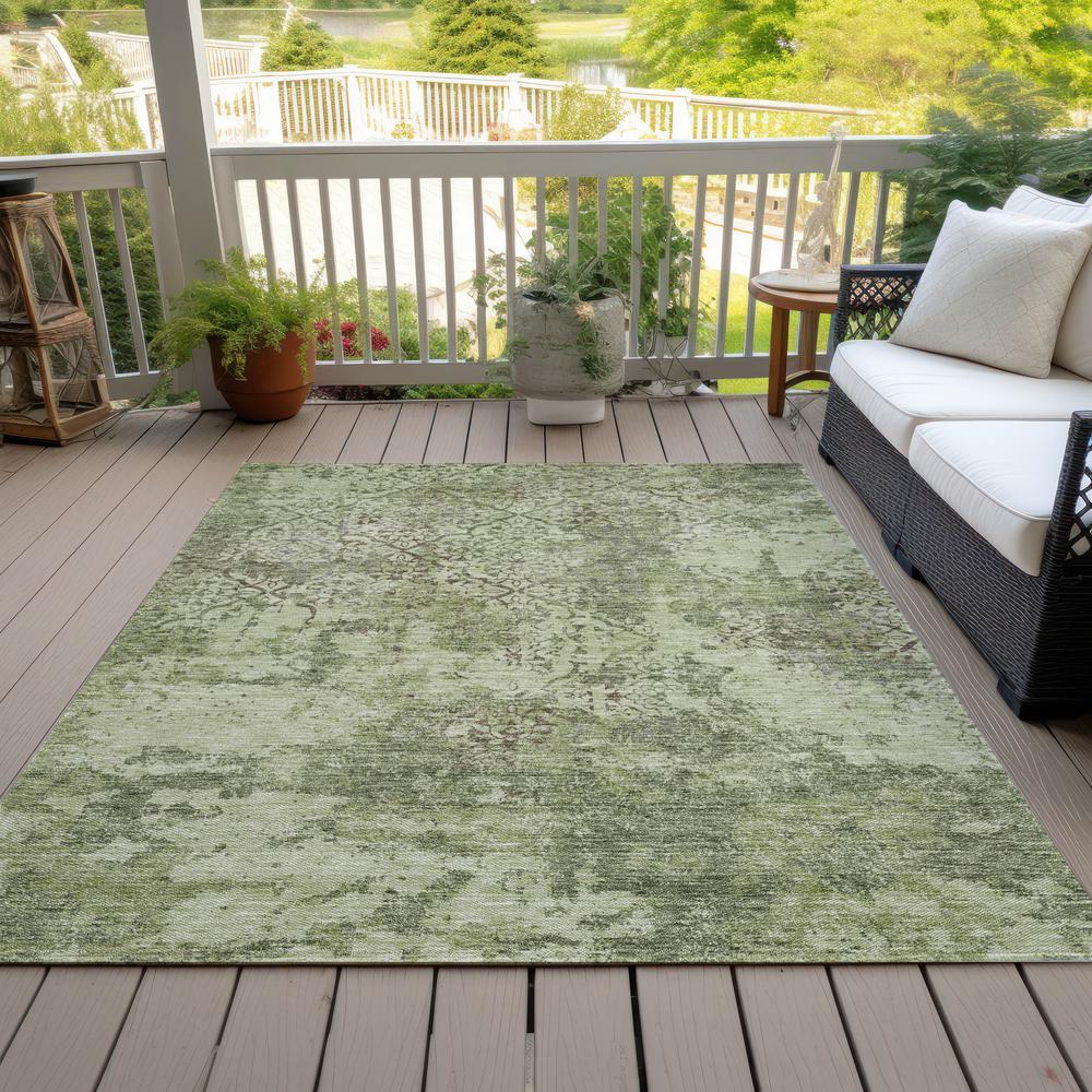 Chantille ACN769 Green 5' x 7'6" Rug. Picture 7