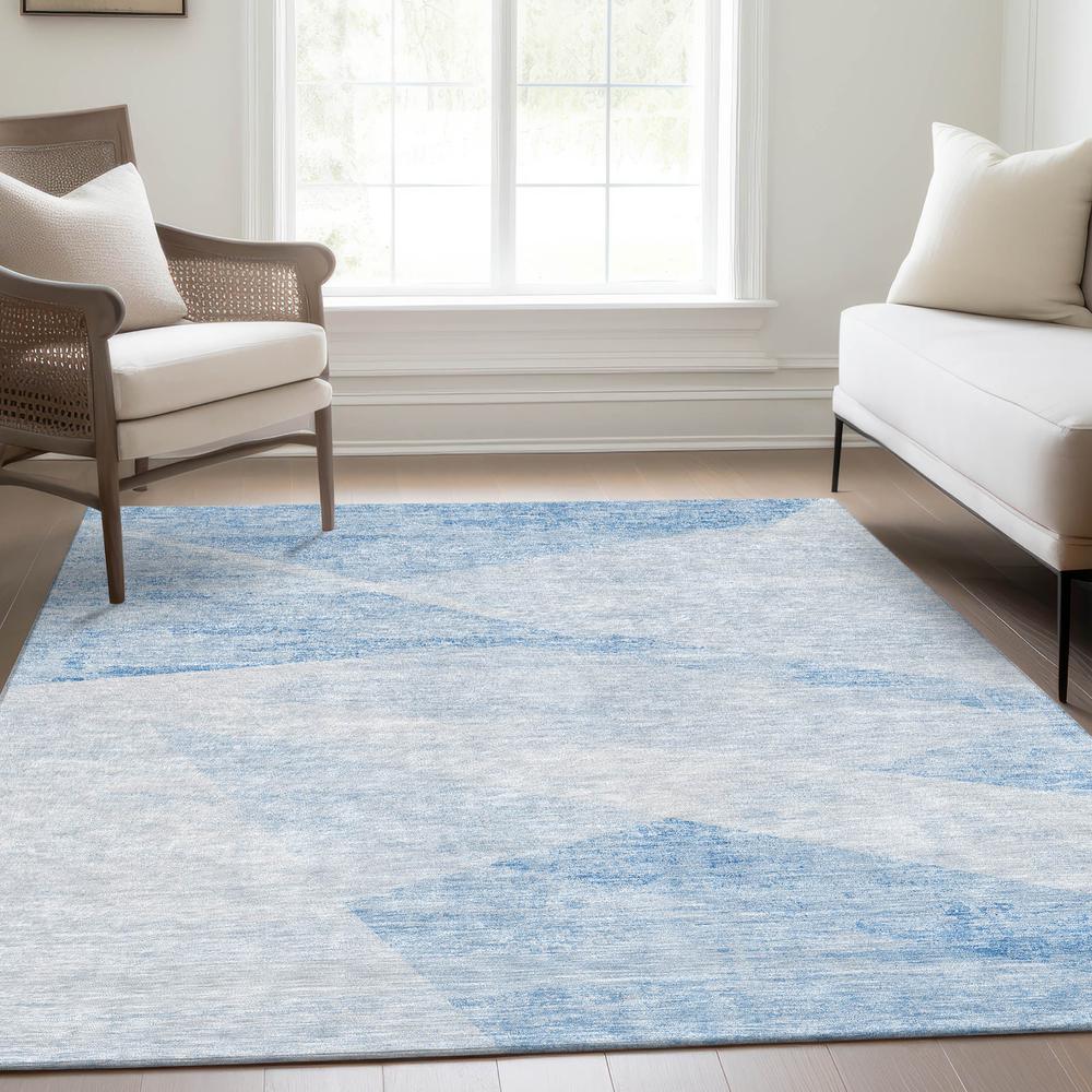 Chantille ACN770 Blue 5' x 7'6" Rug. Picture 5