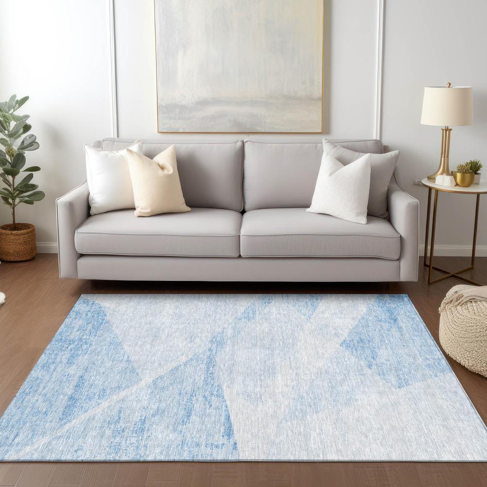 Chantille ACN770 Blue 5' x 7'6" Rug. Picture 6