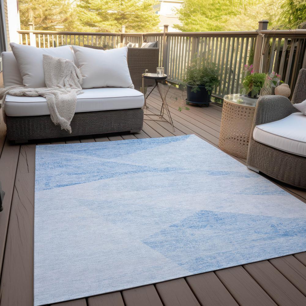 Chantille ACN770 Blue 5' x 7'6" Rug. Picture 8