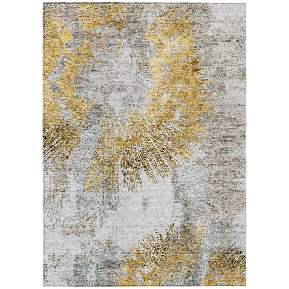 Chantille ACN773 Gold 5' x 7'6" Rug. Picture 1