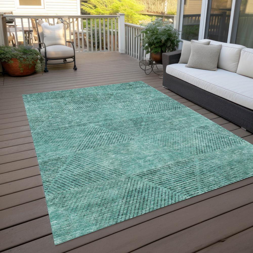 Chantille ACN777 Teal 5' x 7'6" Rug. Picture 8