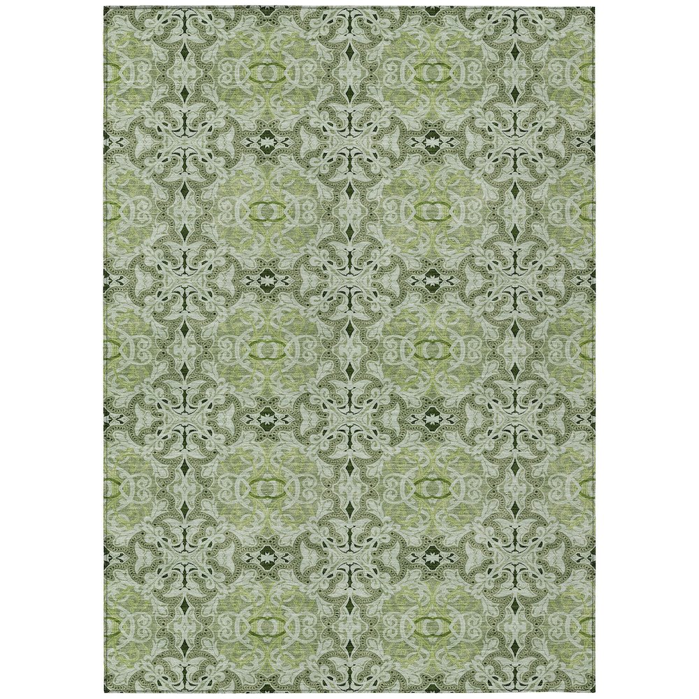Chantille ACN783 Green 5' x 7'6" Rug. Picture 1
