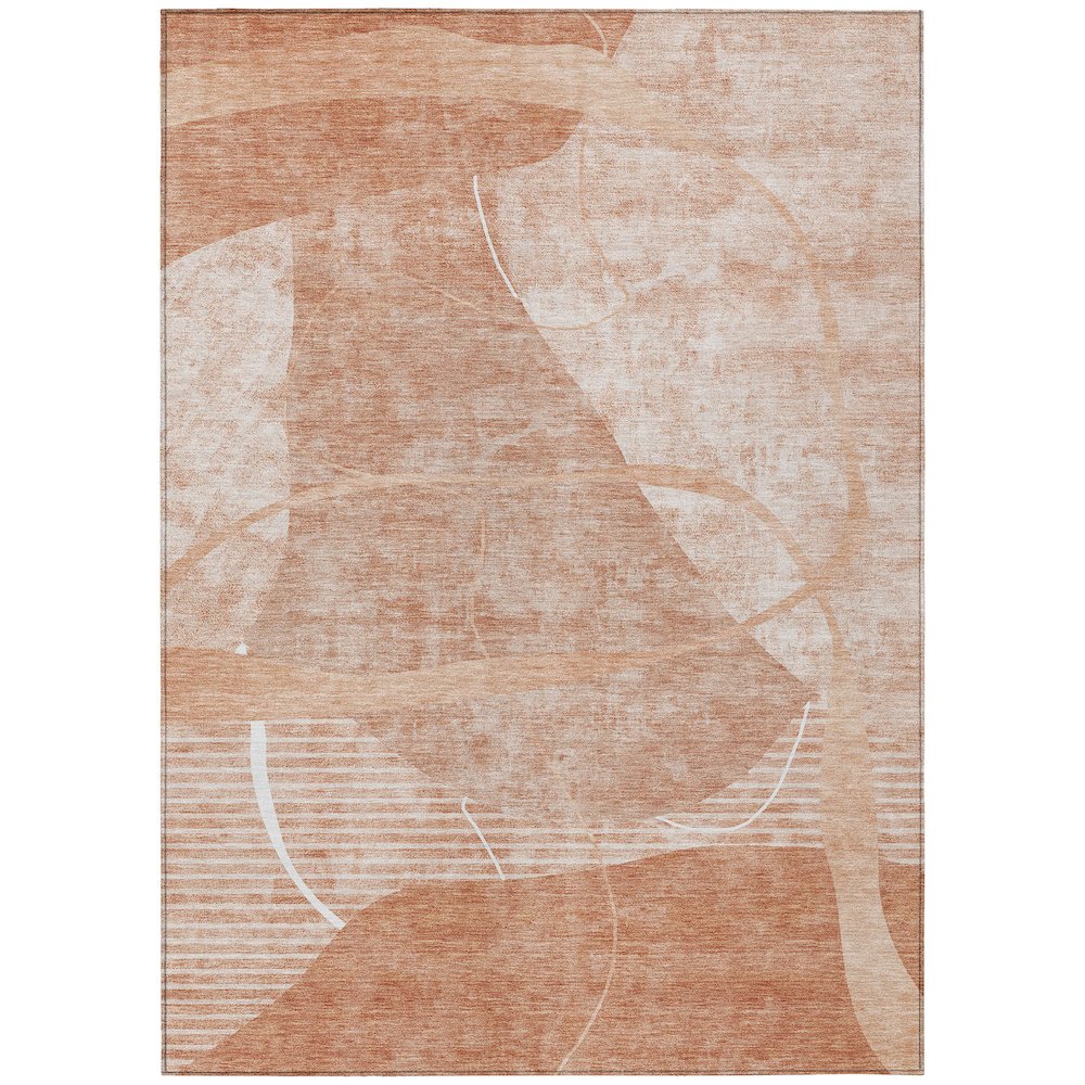 Chantille ACN805 Orange 5' x 7'6" Rug. Picture 1