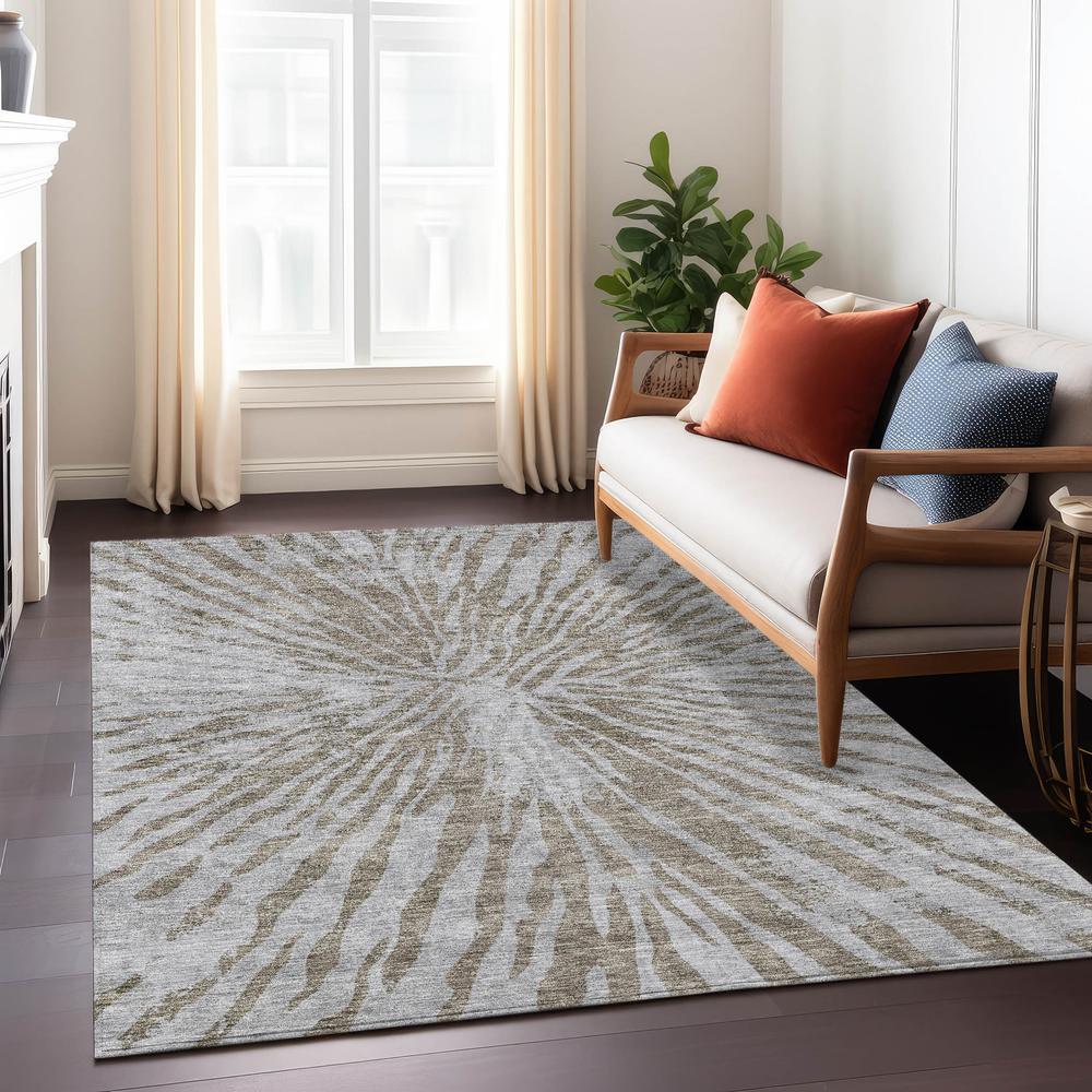 Chantille ACN818 Brown 5' x 7'6" Rug. Picture 6