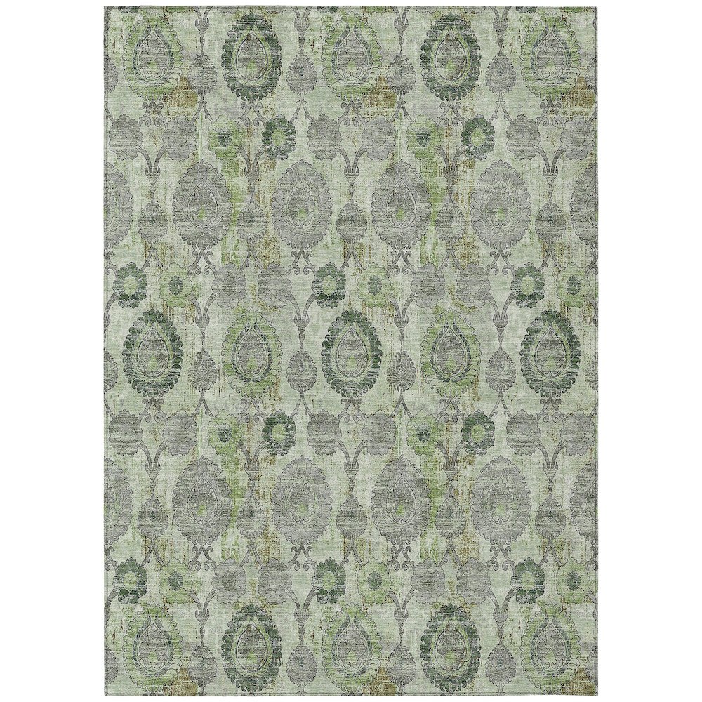 Chantille ACN821 Green 5' x 7'6" Rug. Picture 1