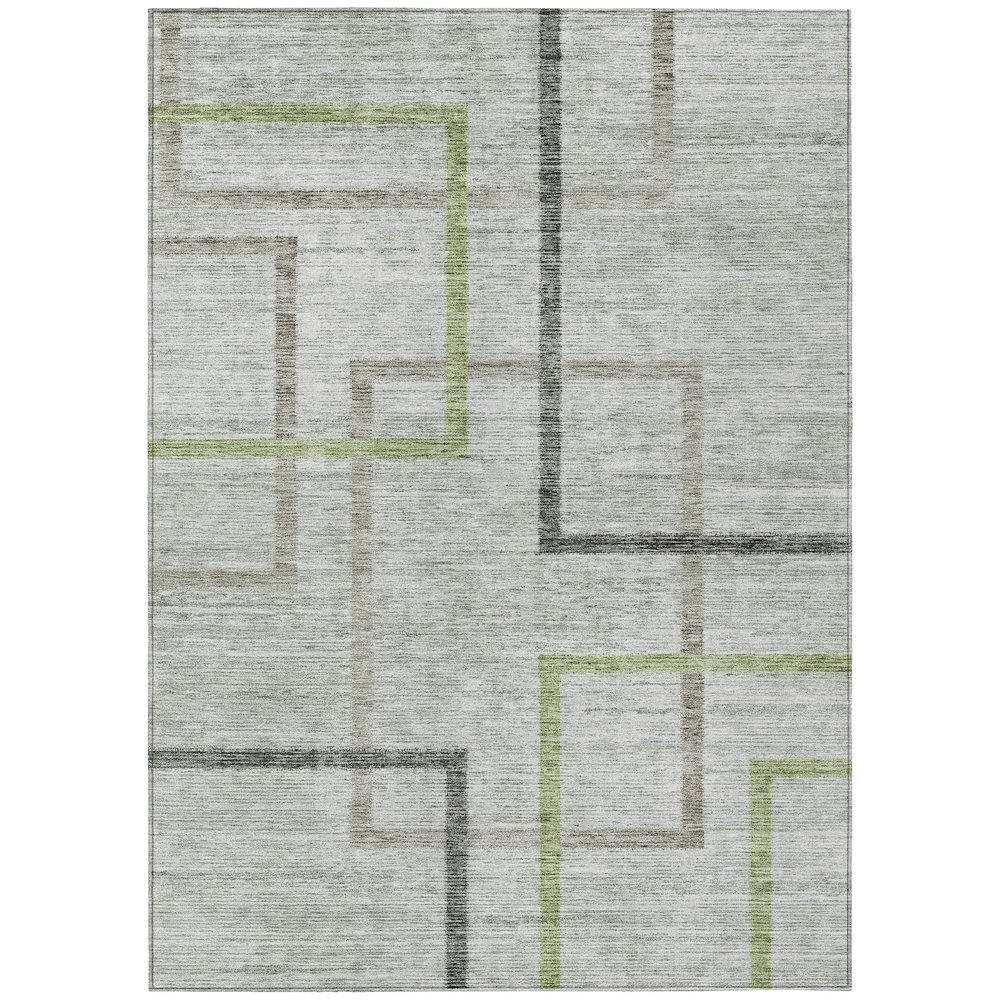 Chantille ACN826 Green 5' x 7'6" Rug. Picture 1