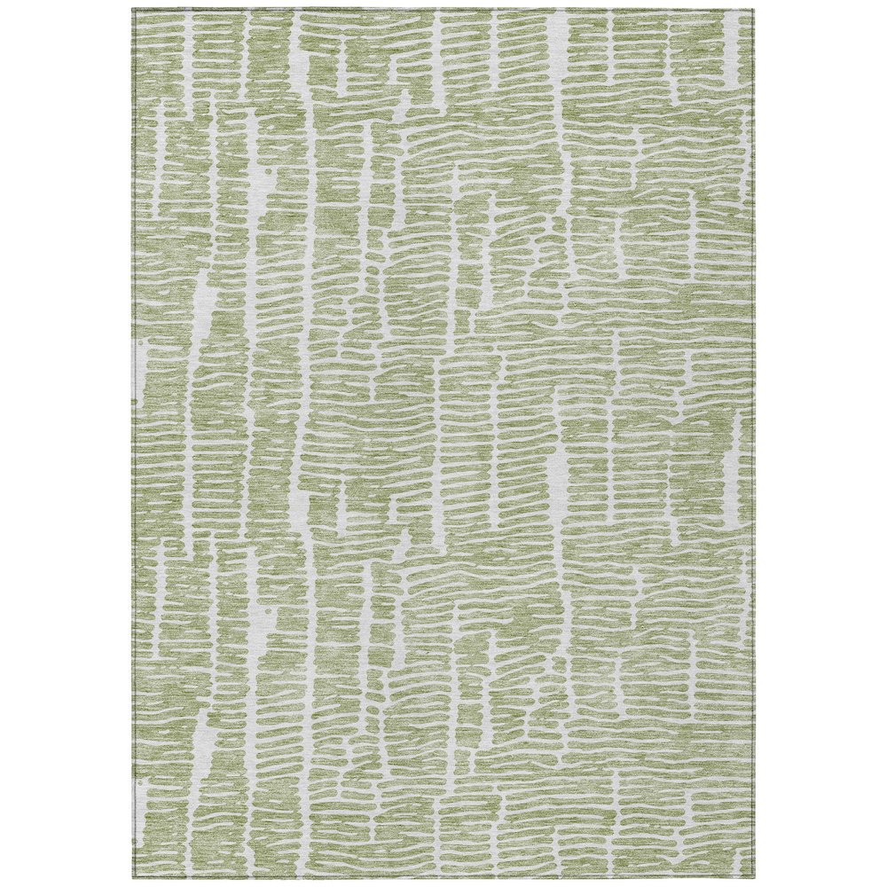 Chantille ACN830 Green 5' x 7'6" Rug. Picture 1
