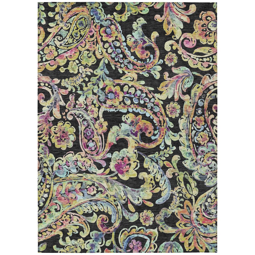 Chantille ACN834 Black 5' x 7'6" Rug. Picture 1