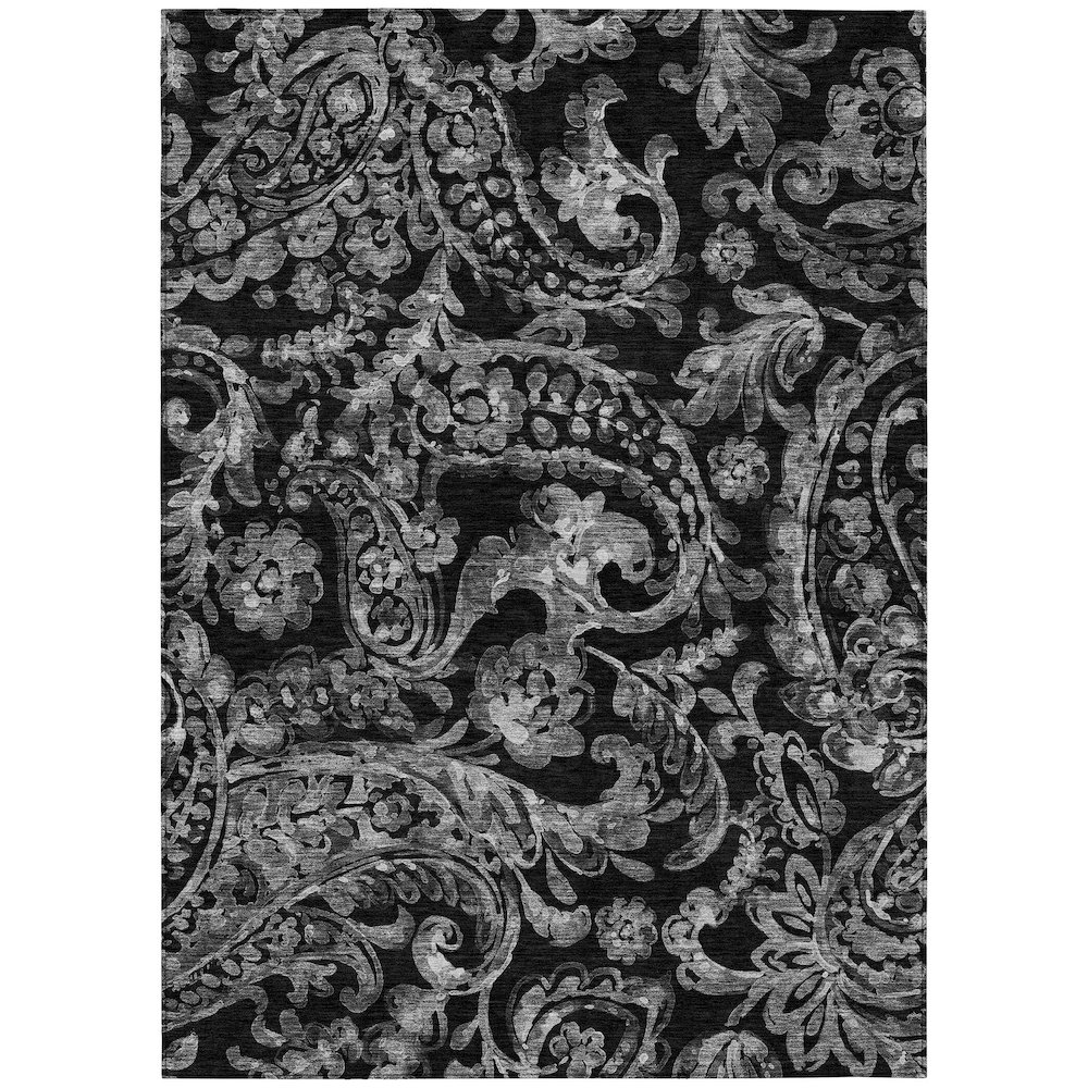 Chantille ACN835 Black 5' x 7'6" Rug. Picture 1