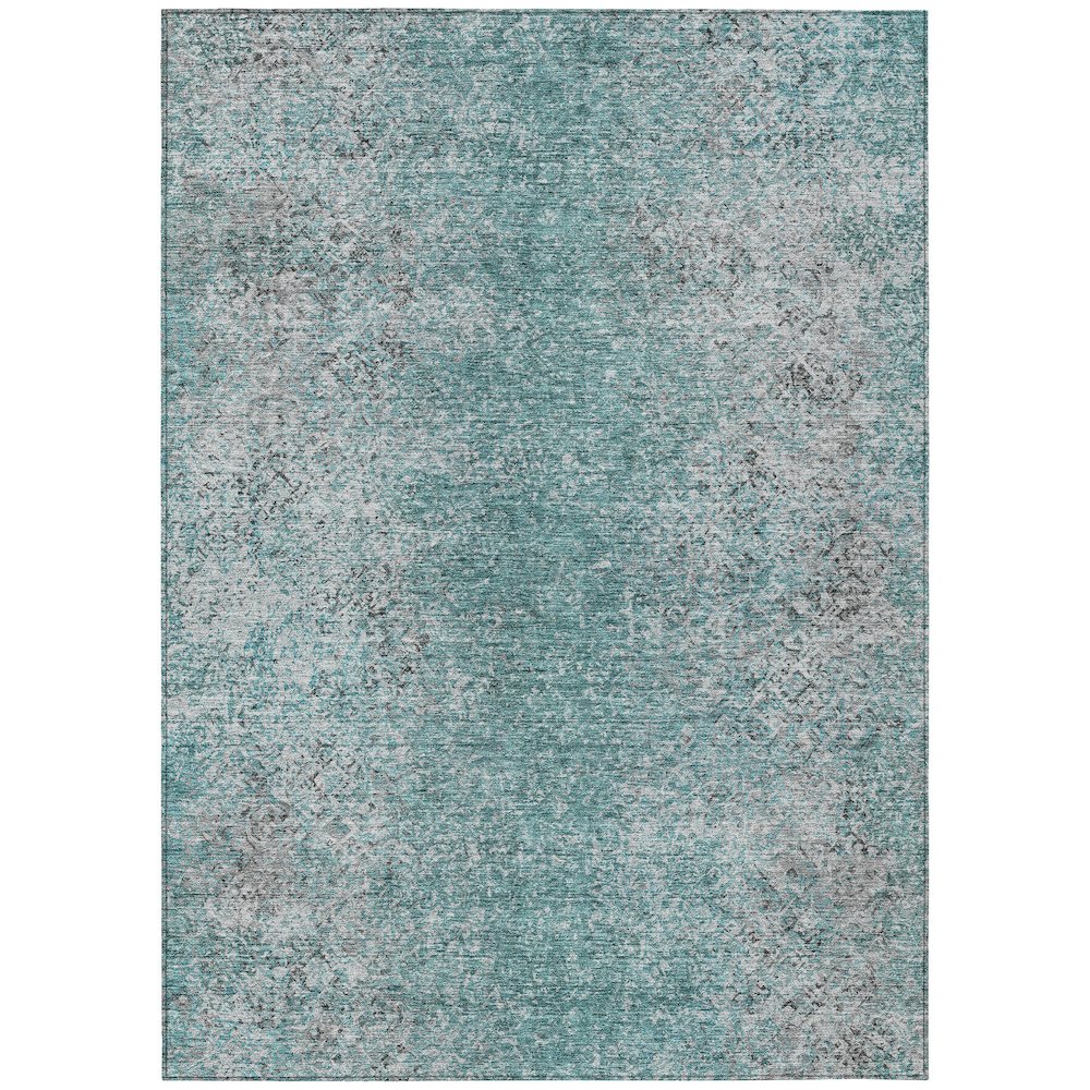 Chantille ACN840 Teal 5' x 7'6" Rug. Picture 1