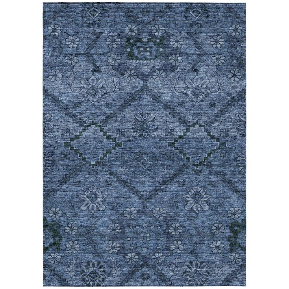 Chantille ACN842 Blue 5' x 7'6" Rug. Picture 1