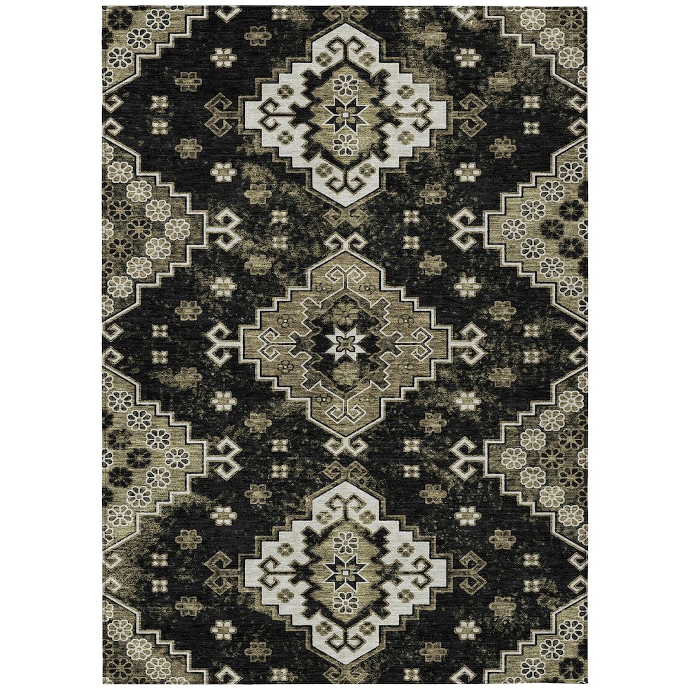 Chantille ACN846 Black 5' x 7'6" Rug. Picture 1