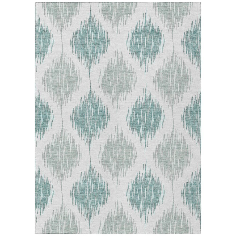 Chantille ACN848 Teal 5' x 7'6" Rug. Picture 1