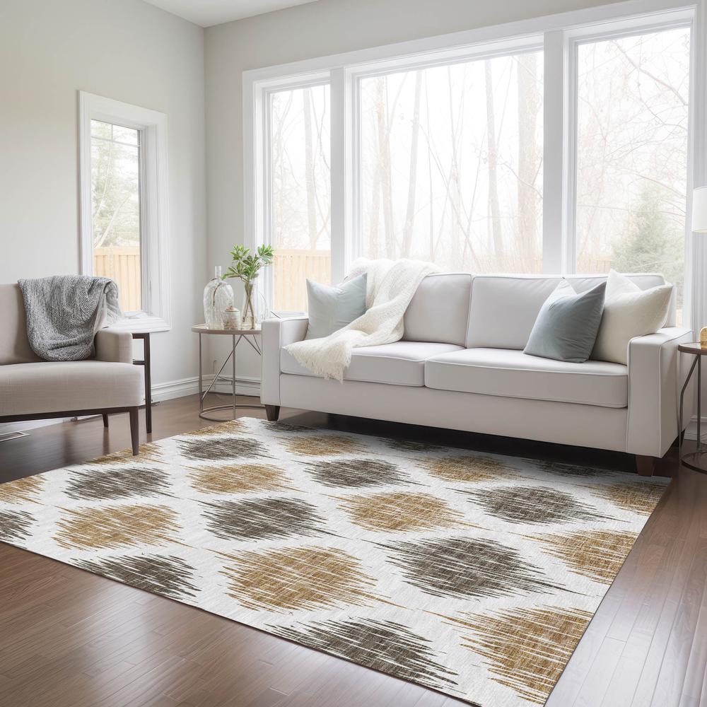 Chantille ACN848 Brown 5' x 7'6" Rug. Picture 6