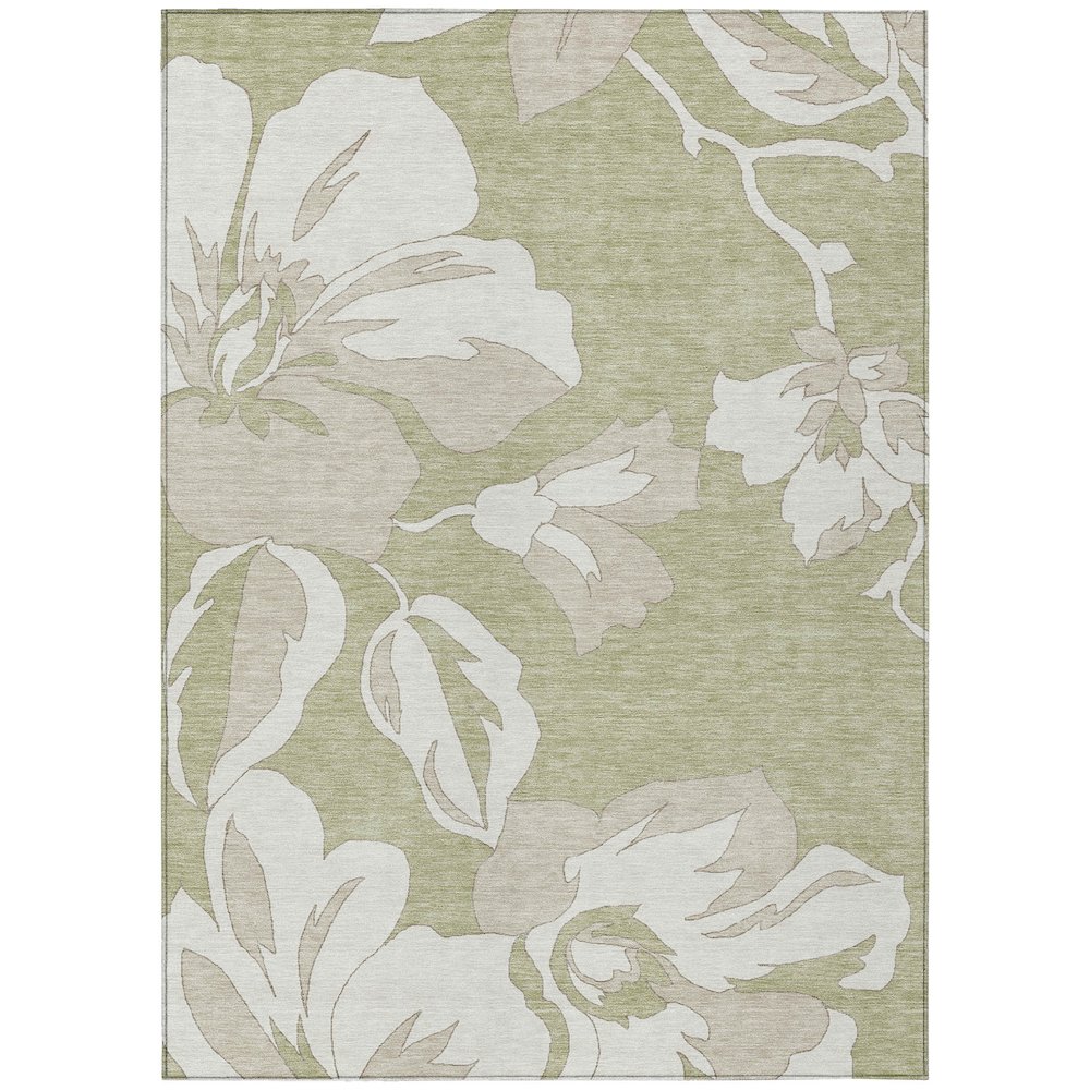 Chantille ACN857 Green 5' x 7'6" Rug. Picture 1