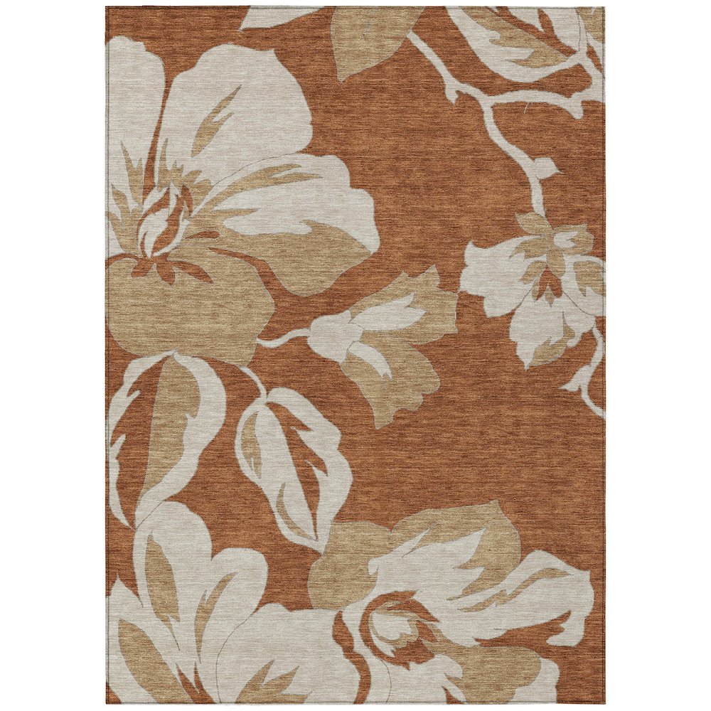 Chantille ACN857 Orange 5' x 7'6" Rug. Picture 1