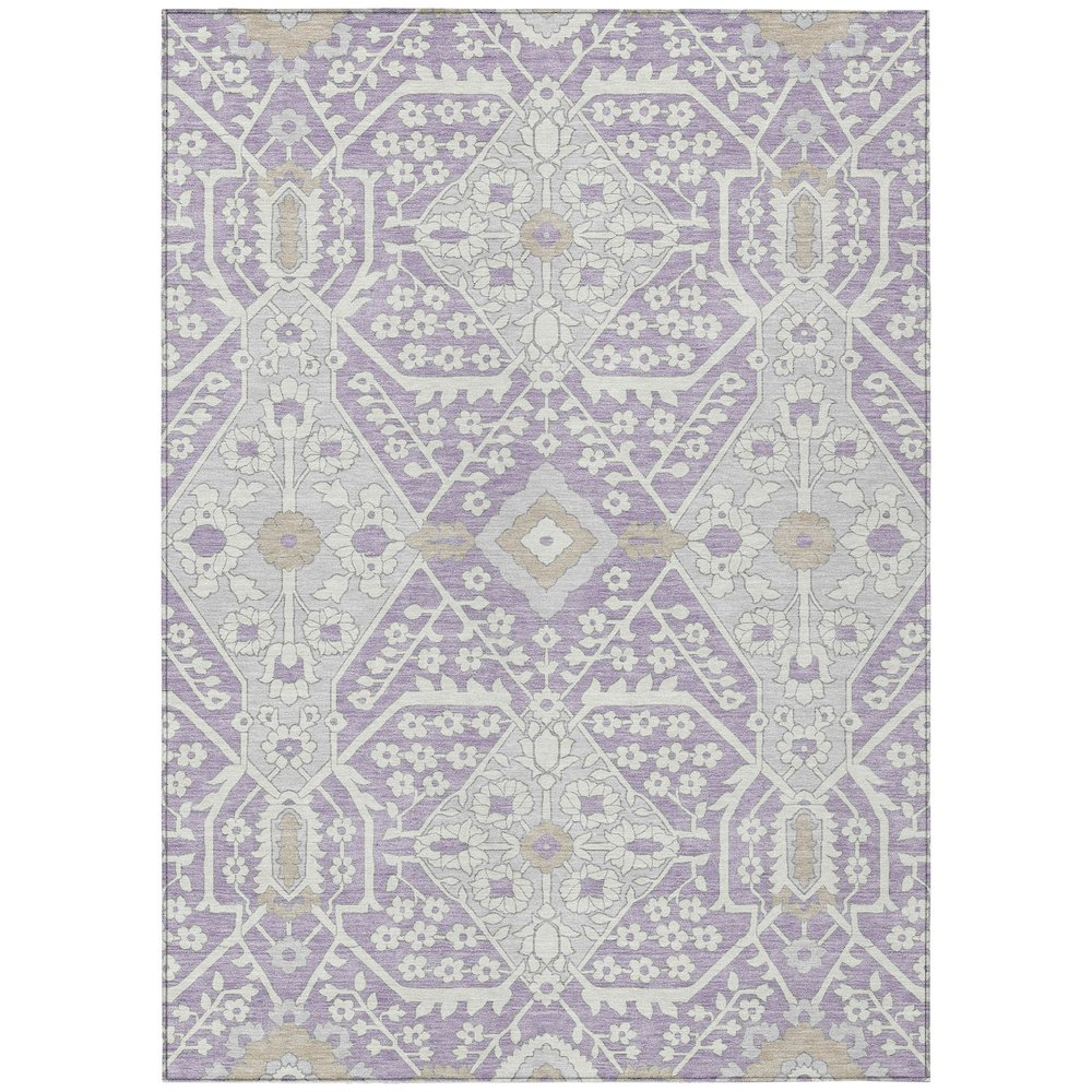 Chantille ACN863 Purple 5' x 7'6" Rug. Picture 1