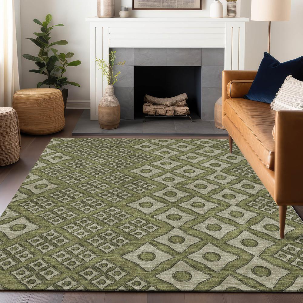 Chantille ACN866 Green 5' x 7'6" Rug. Picture 5